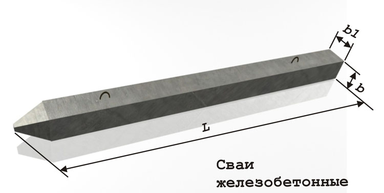 Забивные сваи Заказать сваи забивные