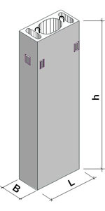 Вентиляционный блок ж/б Вентиляционный блок ж/б